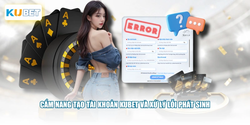 Cẩm nang tạo tài khoản KUBET và xử lý lỗi phát sinh